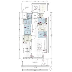 エステムコート名古屋新栄IIアリーナの物件間取画像